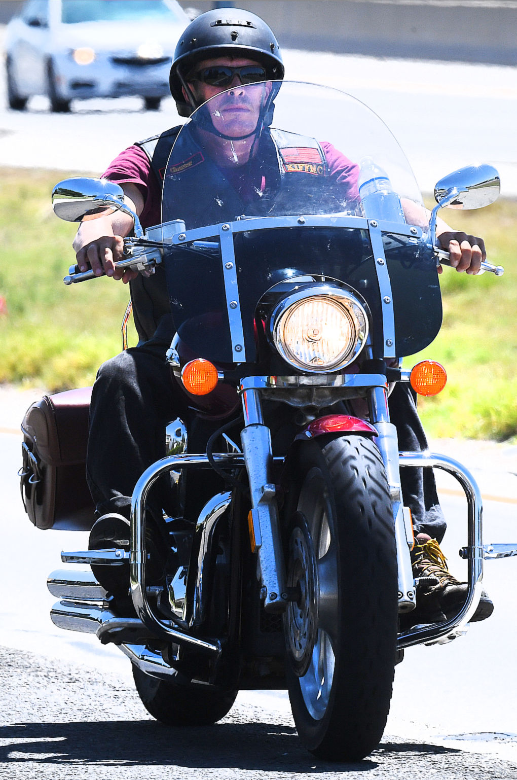 Hundreds of bikers ride in 9/11 memorial